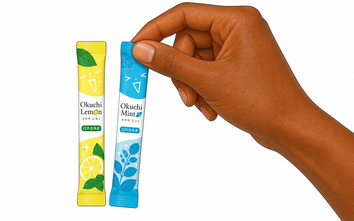 Choisir un stick Okuchi menthe ou citron