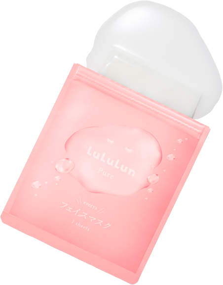 Masques Visage Hydratants - Lululun Pure Pink (x7)