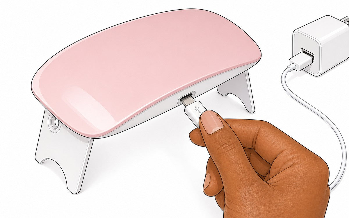 Brancher la lampe UV LED &agrave; une source USB